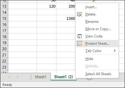 excel 2016 sheet encryption