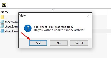 save your changes for the new file