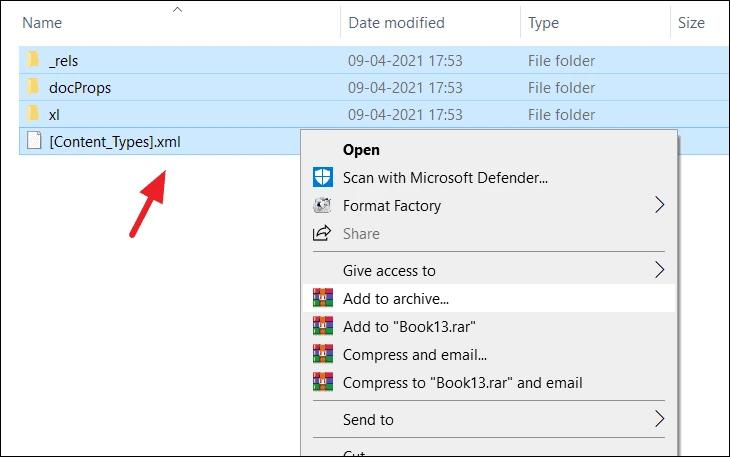aggiungi all'archivio