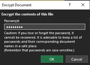 encrypt with password