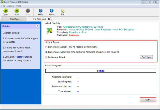  Excel Password Unlocker