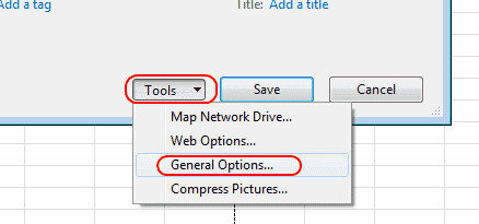 general options excel