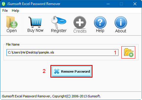 iSumsoft Excel Password Remover
