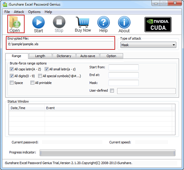isunshare excel password genius