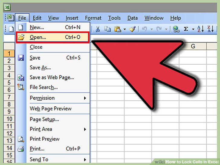 open file excel 2003