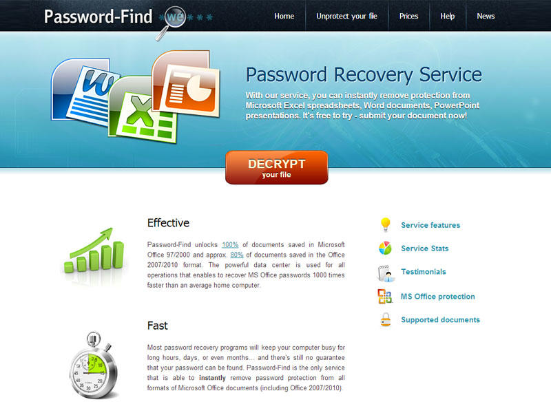 password find