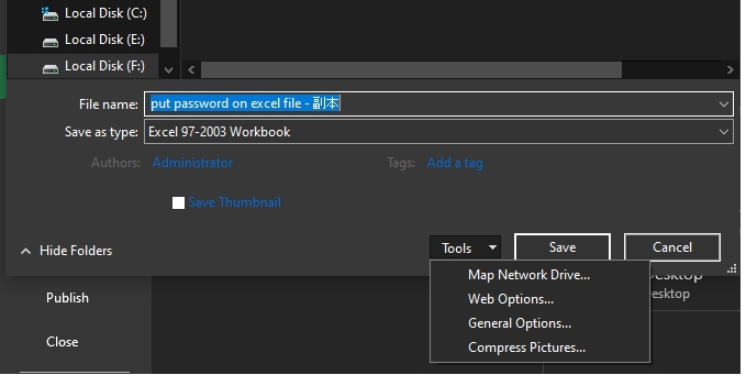 vba project proterties