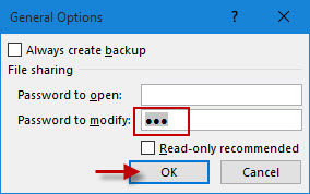 remove password to modify