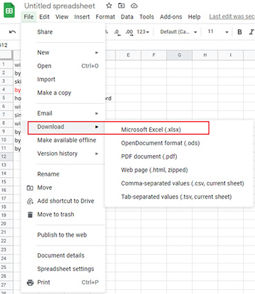 lost excel password - save file