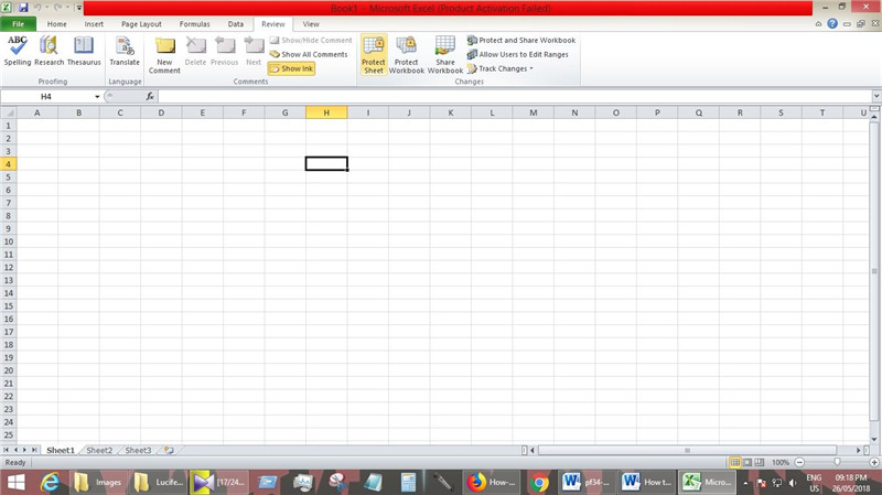 secure cell excel 2010
