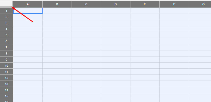 select all google docs