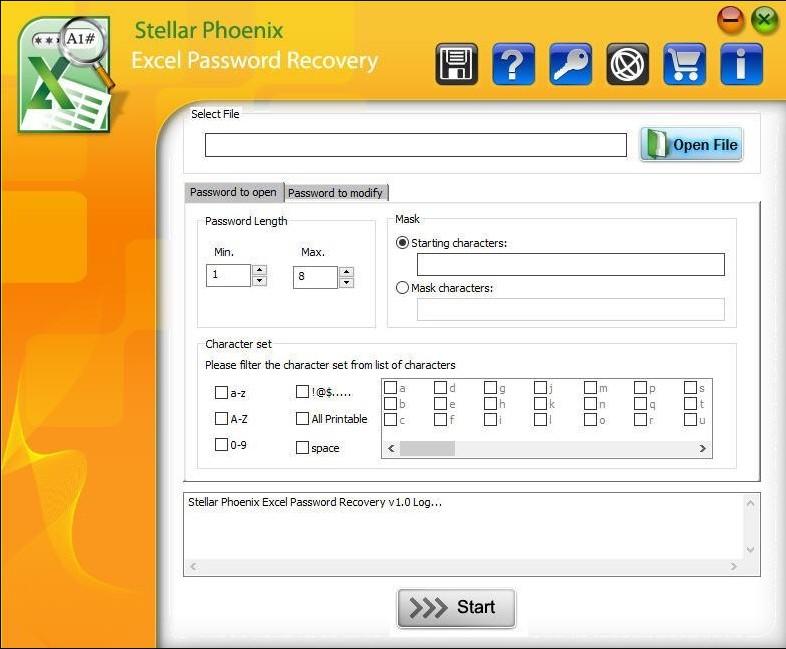 Stellar Phonix Main Interface