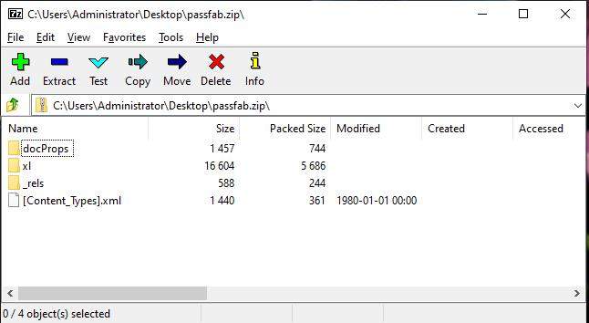 zip file extraction