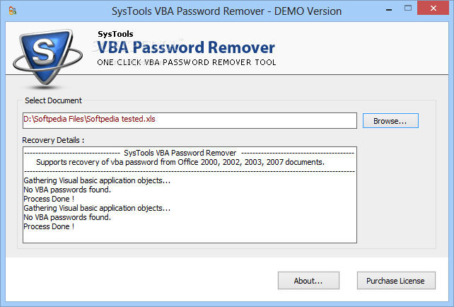 SysTools VBA Password Remover