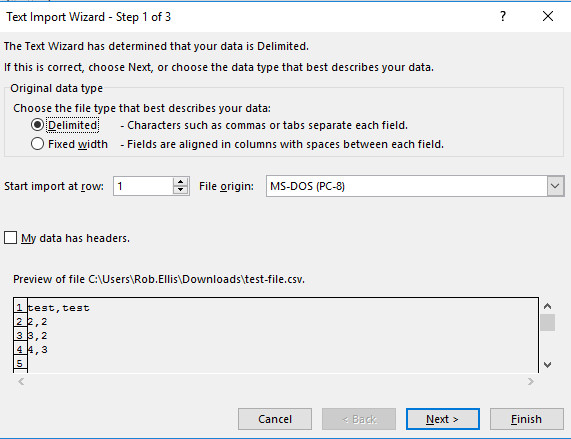 text import wizard