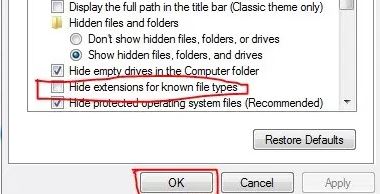 uncheck box