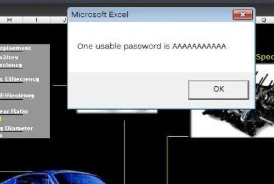 فتح كلمة مرور excel باستخدام كود vba