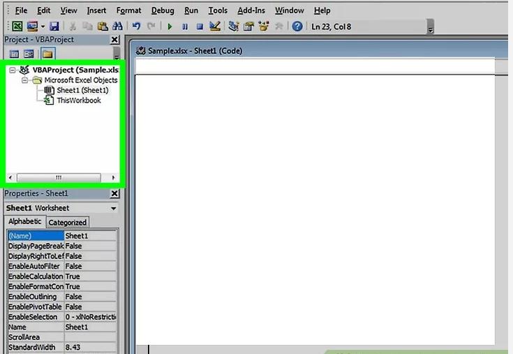 visual basic edit
