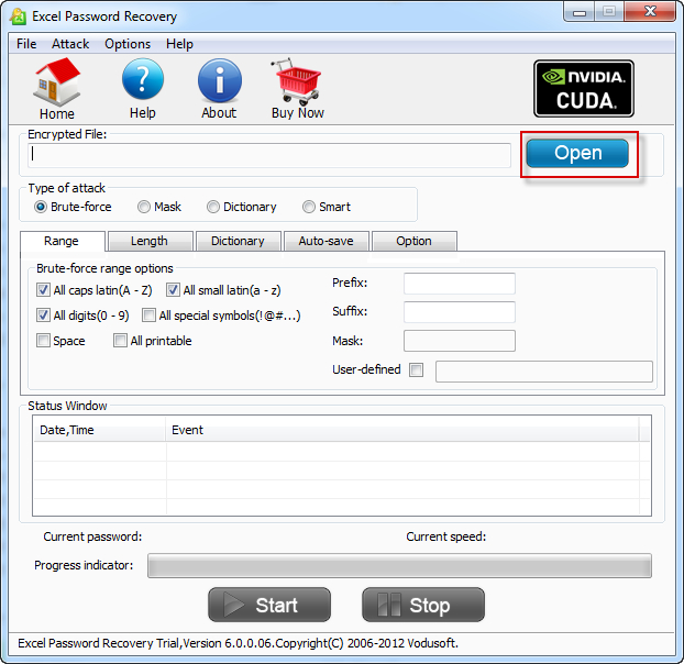 vodusoft Excel Password Geeker
