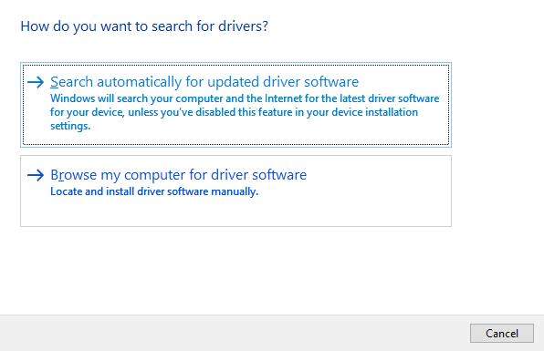 update driver to fix speaker setup unknown 2