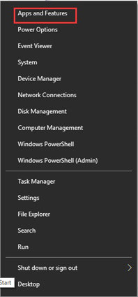 go to apps and features to uninstall sedlauncher