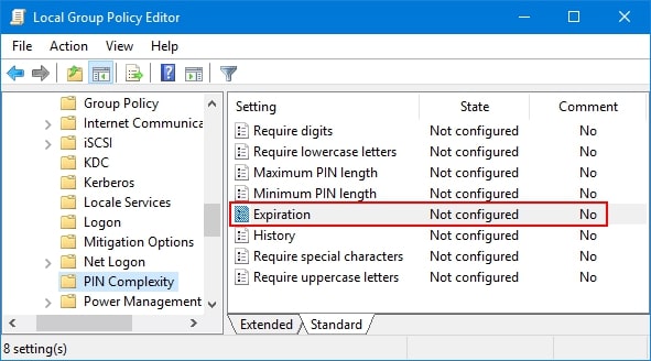 PIN Complexity