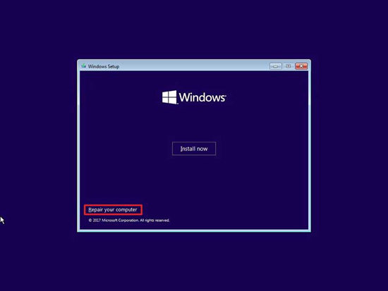 boot up in safe mode on windows 10
