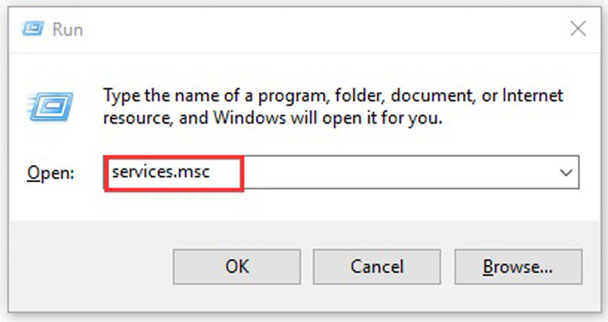 run services command to uninstall sedlauncher