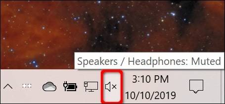 ummute speaker to fix windows 10 sound not working