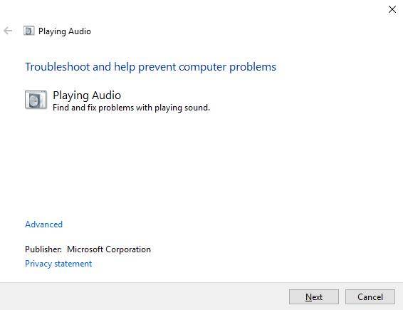 troubleshoot audio to fix speaker setup unknown 2
