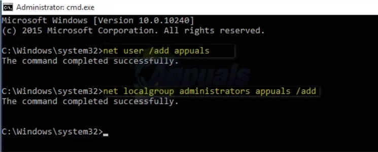 execute commands