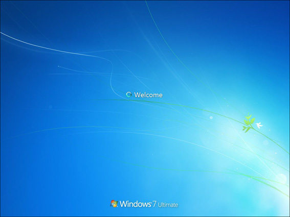 windows 7 stuck on welcome screen