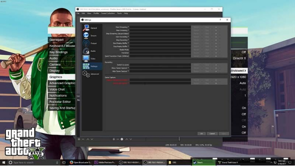 how to record gameplay on pc with OBS – hotkeys