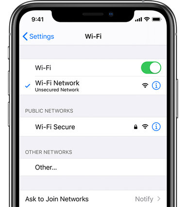 check your network to fix icloud cant find that page