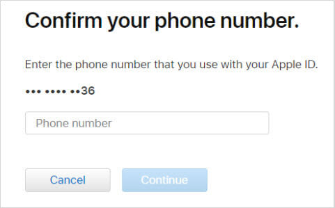 Wie man ein iPhone ohne Apple-ID zurücksetzt - Telefonnummer eingeben