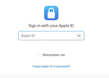 sign in apple id