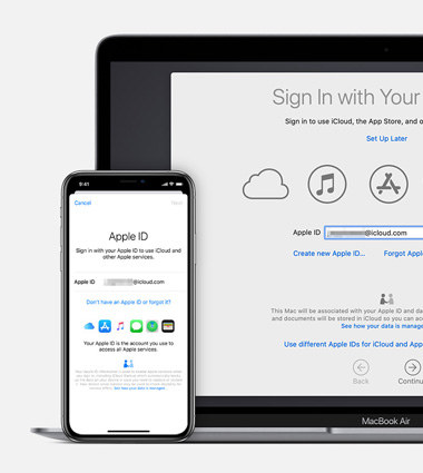 use same apple id for all apple services