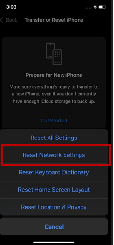 reset network settings to Iphone 15 doesnt connect to wifi