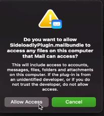 allow access