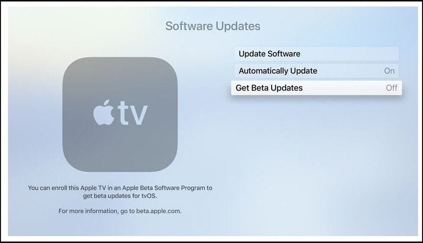 How to downgrade apple tv 4k from beta