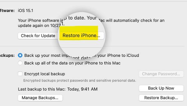  Downgrade da iOS 17 Beta Trova il mio telefono