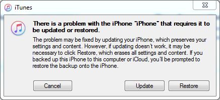 downgrade ios version