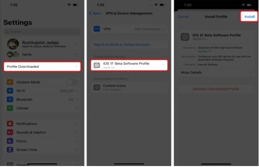 Scarica iOS 17 Beta con l'Apple Developer Program