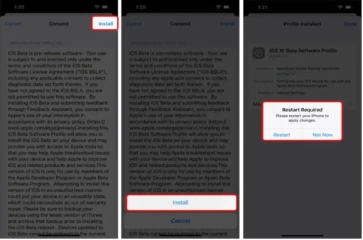 Scarica iOS 17 Beta con l'Apple Developer Program