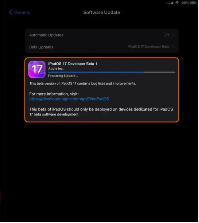 ipados 17 beta download and install