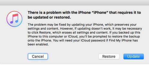restore or update
