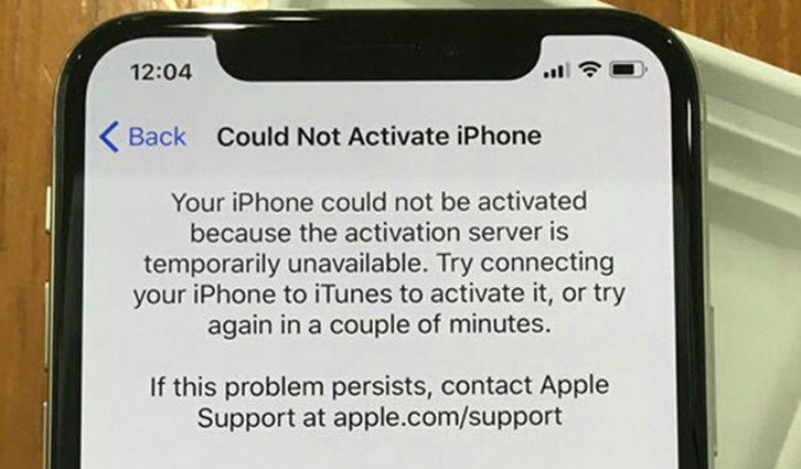 fix iphone could not be activated because the activation server is temporarily unavailable