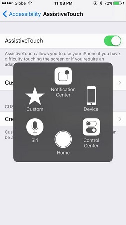 use assistive touch