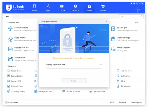 bypass mdm with 3u tools