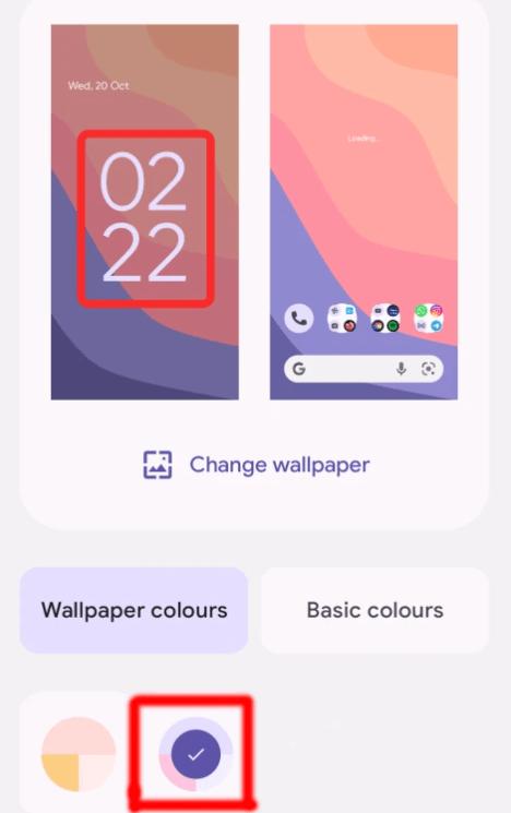 change color